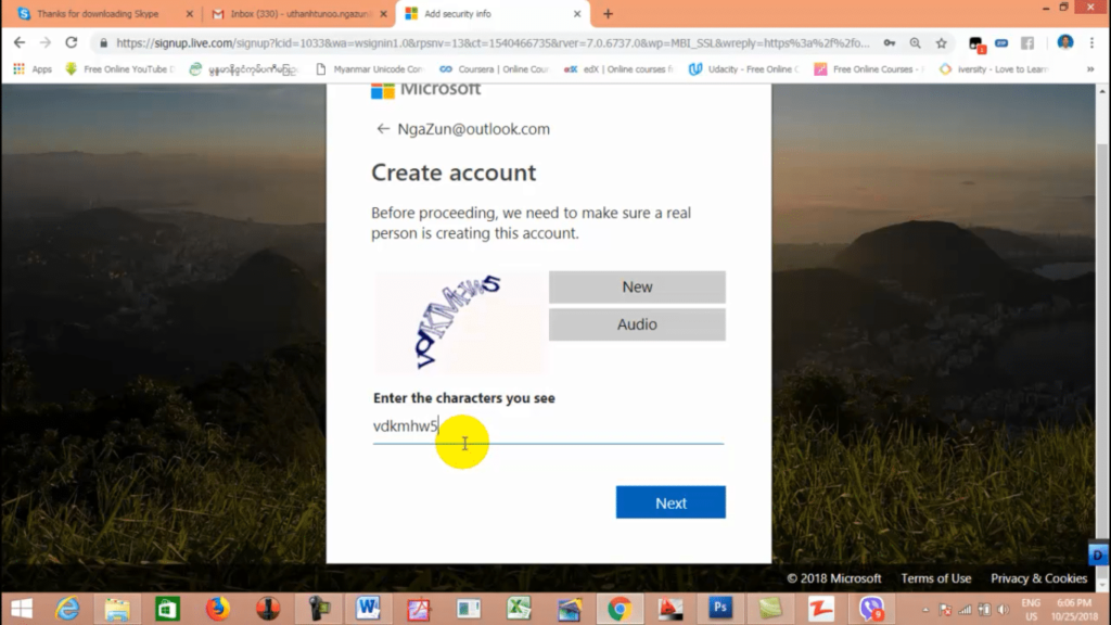 013 Outlook-Account-ပြုလုပ်ပုံ