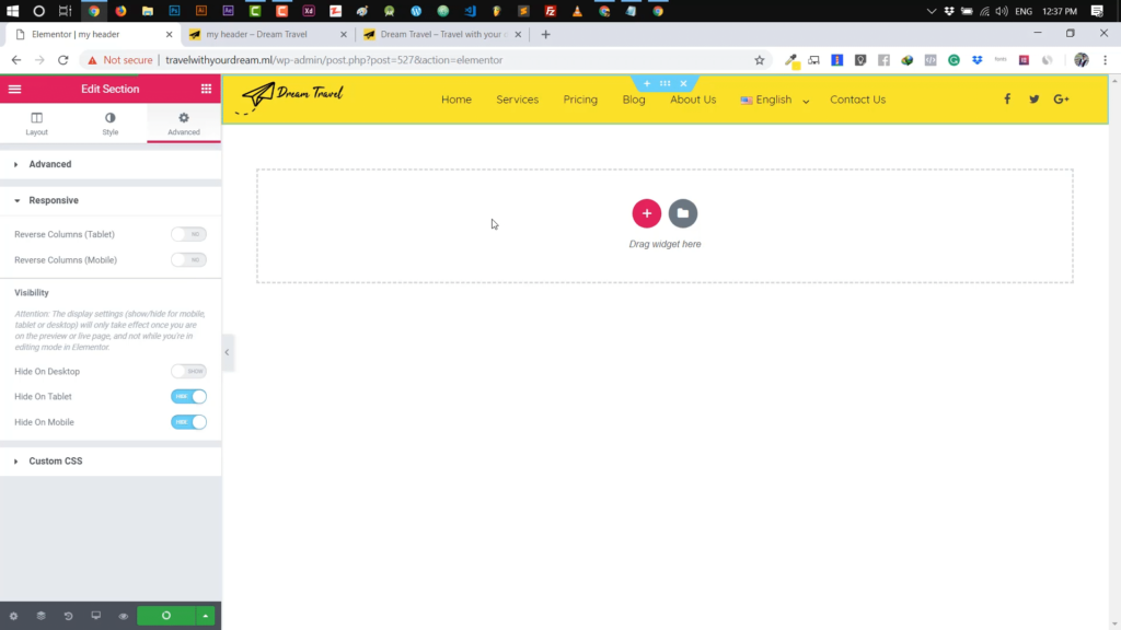 Header-Menu-စိတ်တိုင်းကျ-ပြင်ဆင်အသုံးပြုခြင်း