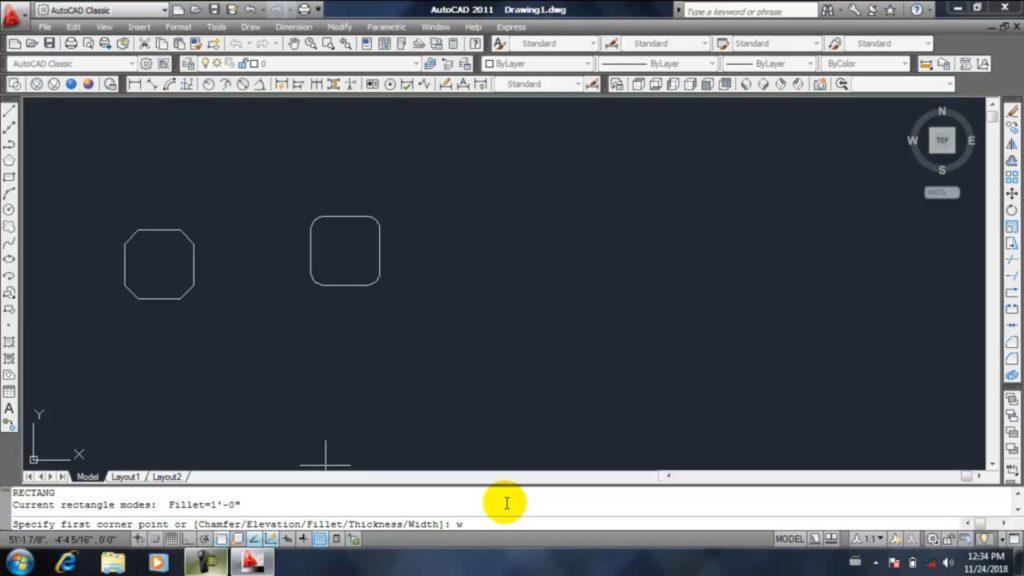 006-Rectangle and Chanfer