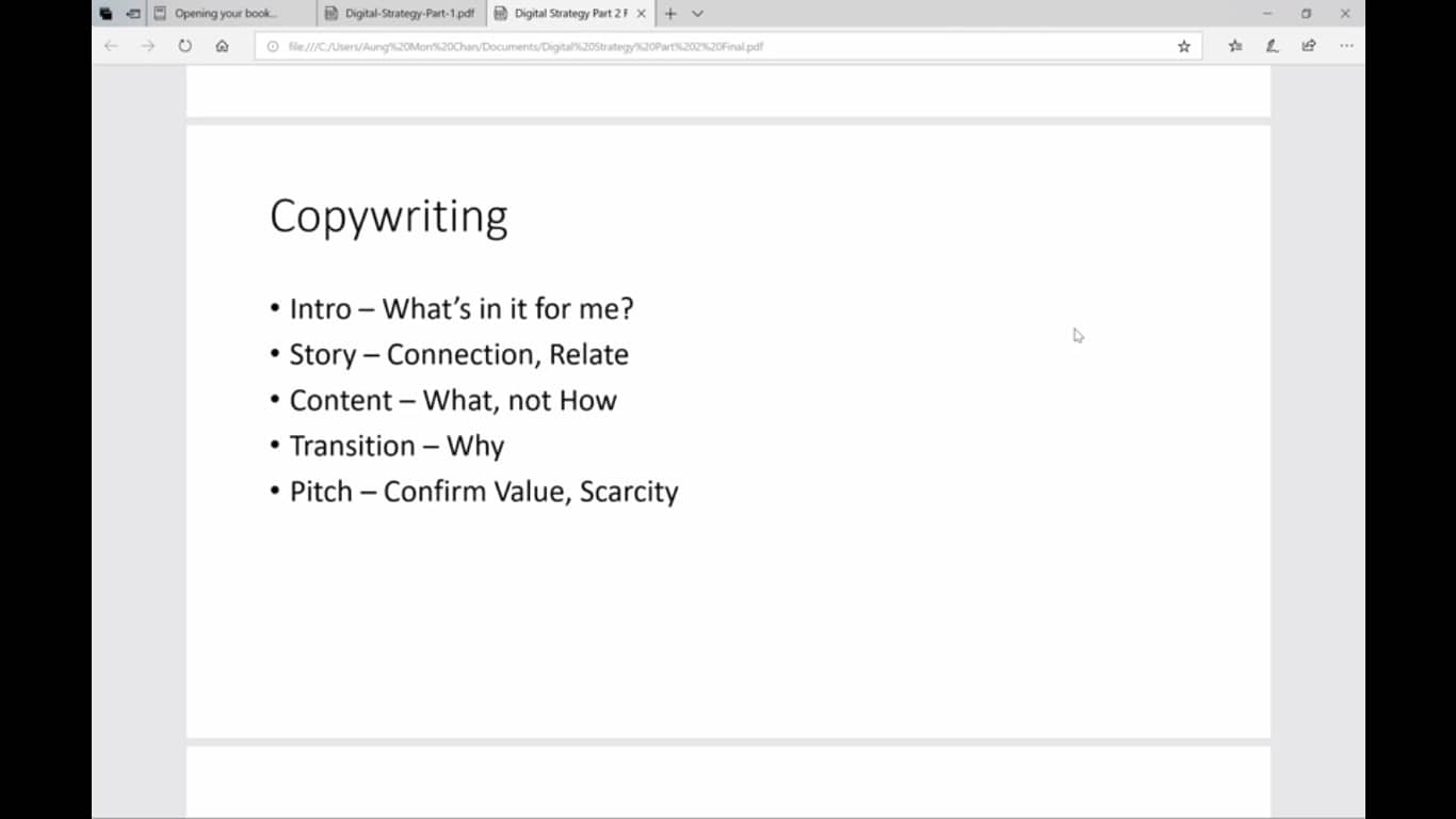 3 Copywriting