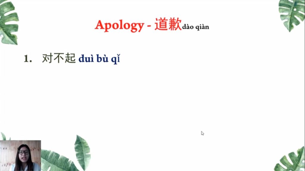 15. Apology