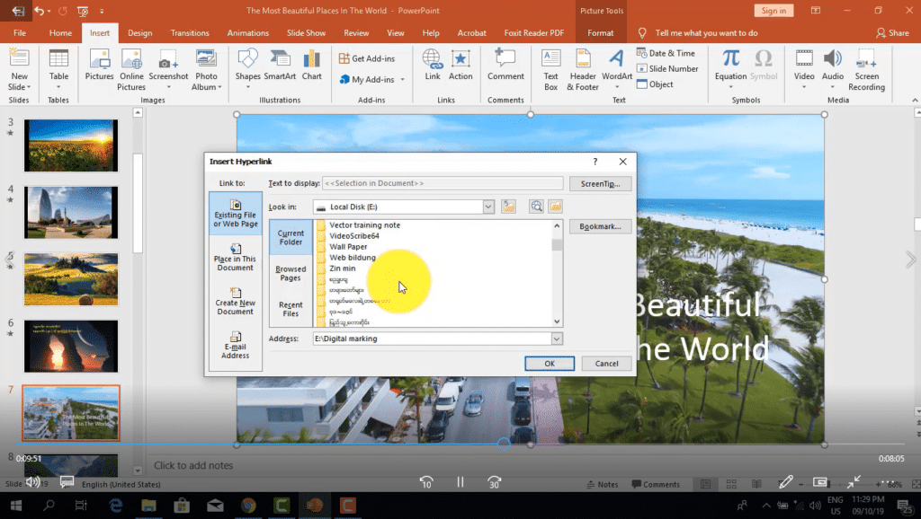 Presentation file ကို ပုံစံအမျိုးမျိုးဖြင့် Export ထုတ်နည်း