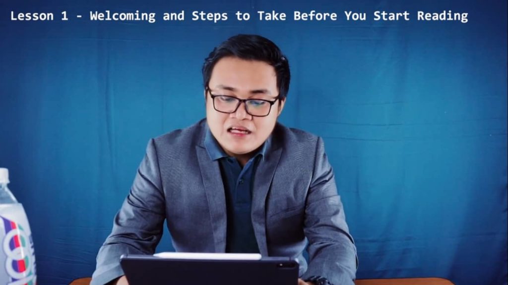 Lesson 24 - Steps to Take Before You Start Reading