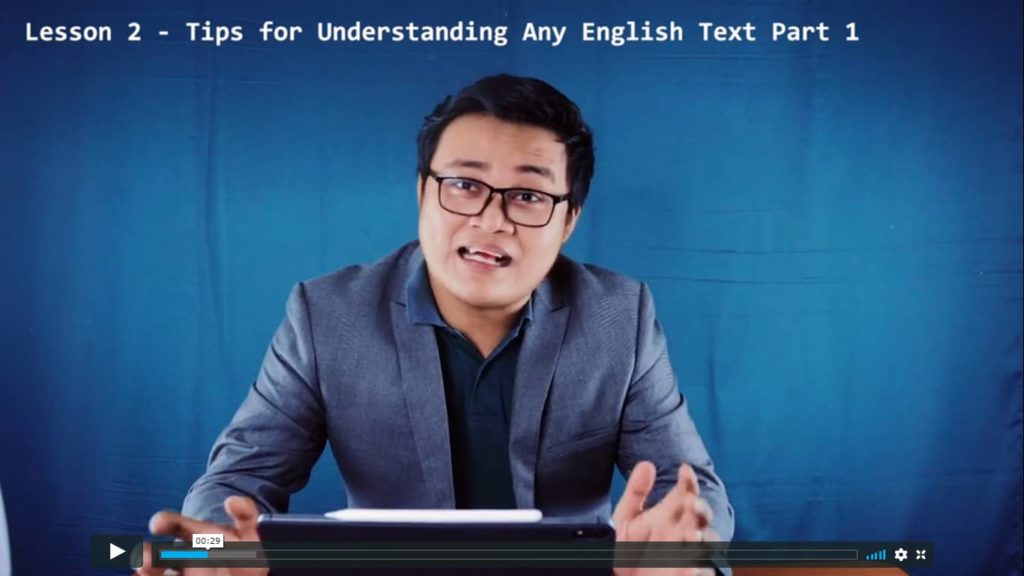Lesson 25 - Tips for Understanding Any English Text Part 1