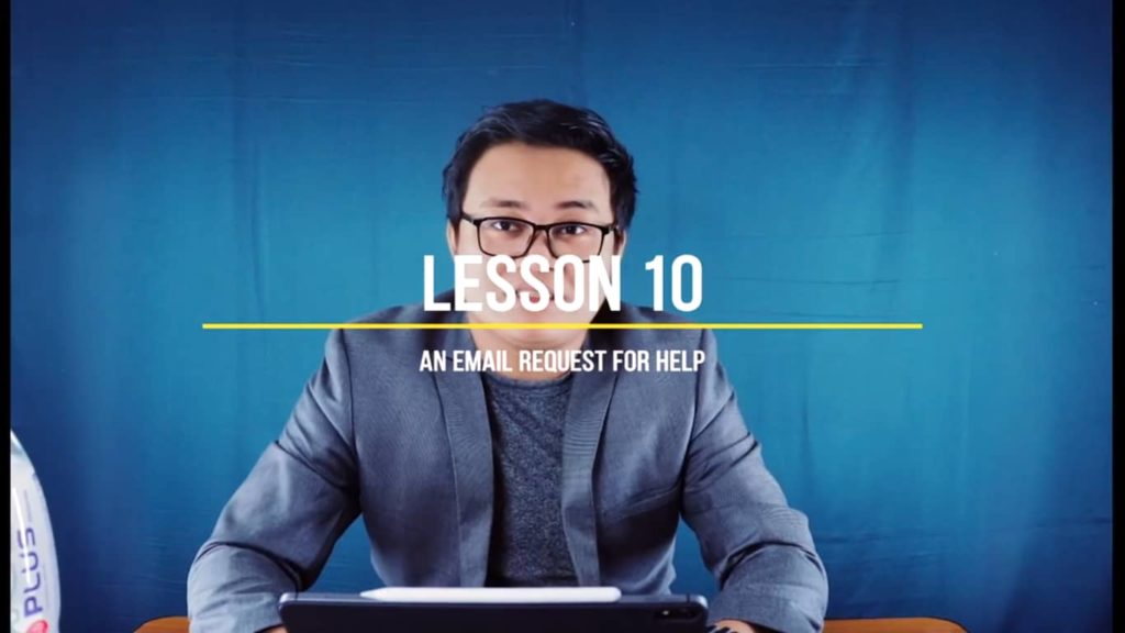Lesson 33 - An email request for help