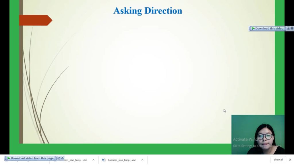 chinese asking directin