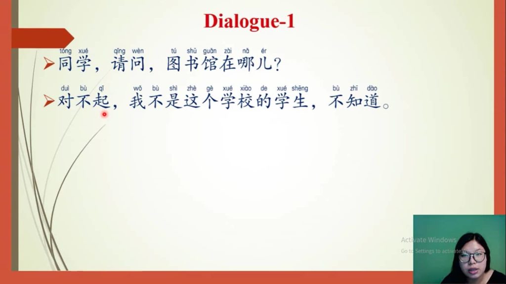 asking direction dialogue 1