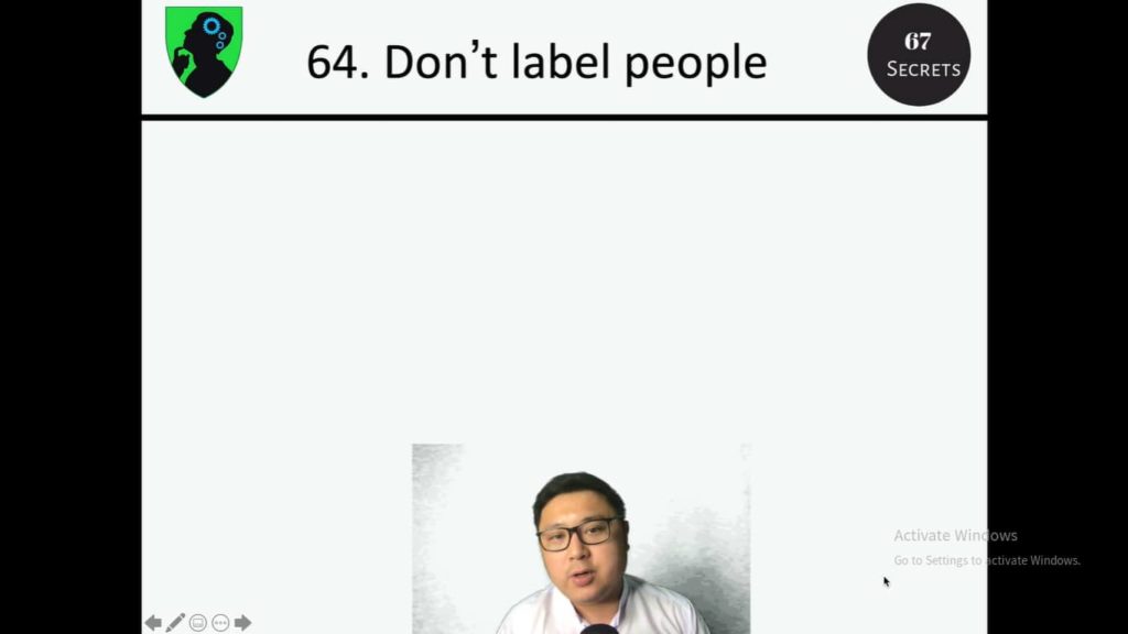 Don't Label People