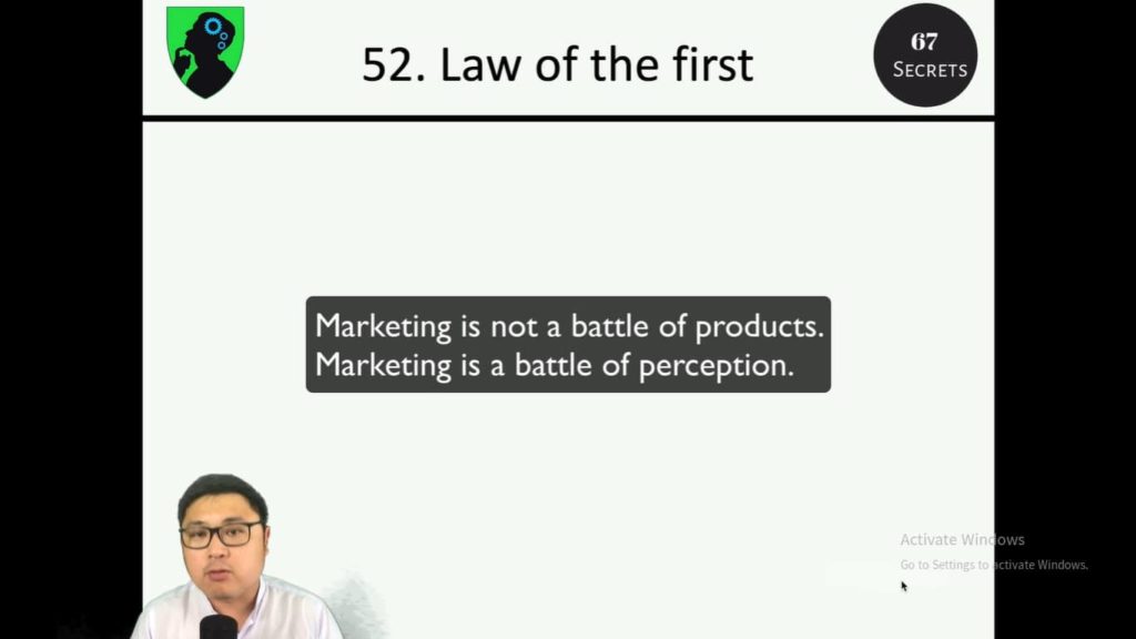 law of first